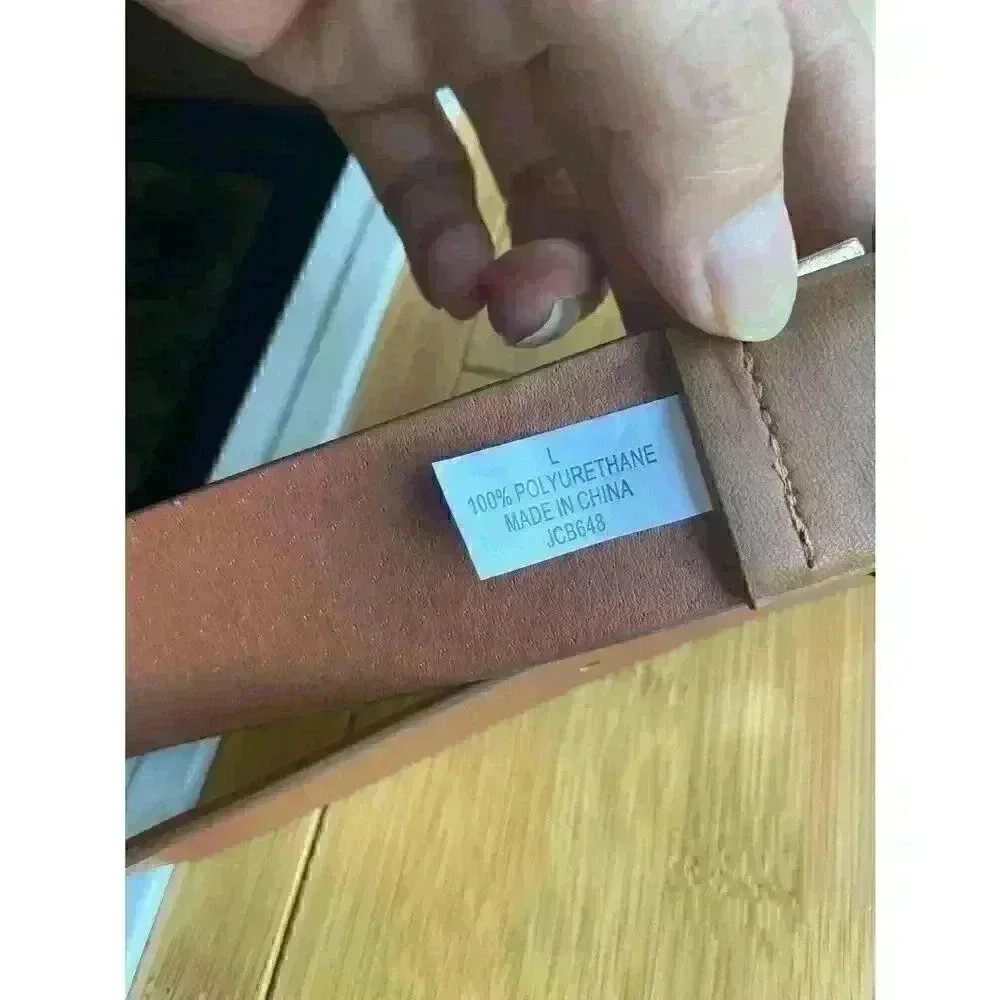Nwt juicy‎ COUTURE 𝅺Brown Studded Buckle Belt, Large